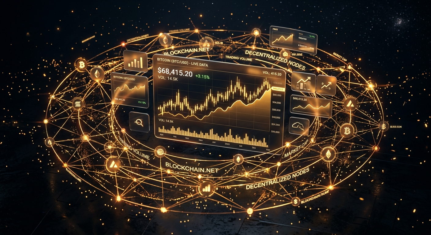 Crypto market intelligence constellation network graph visualization